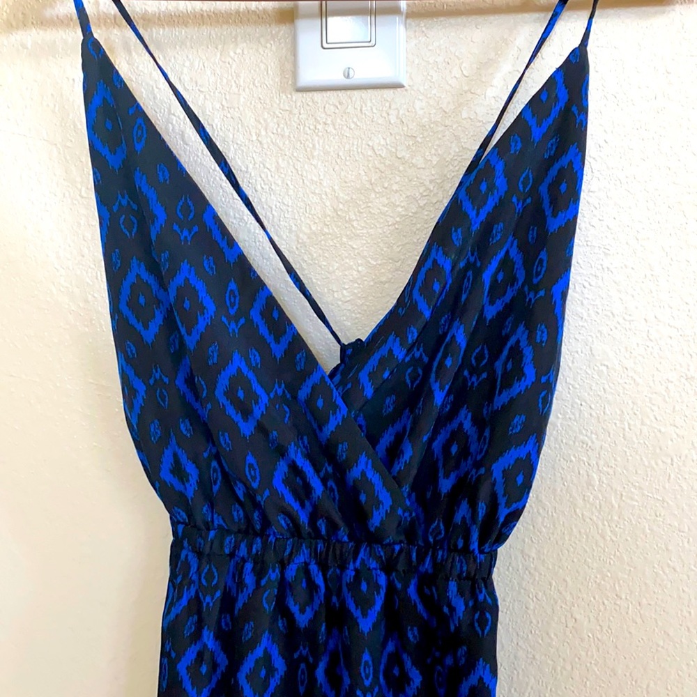 Gorgeous black and blue dress